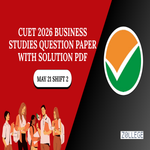 CUET 2026 Business Studies Question Paper May 21 Shift 2 with Solution Pdf